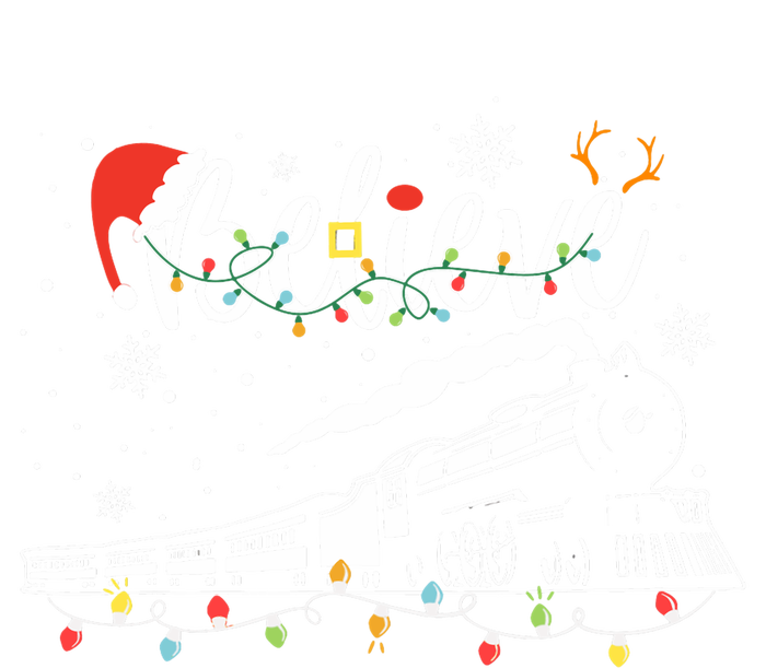 Christmas Train Christmas Believe Xmas Santa Short Acrylic Beanie