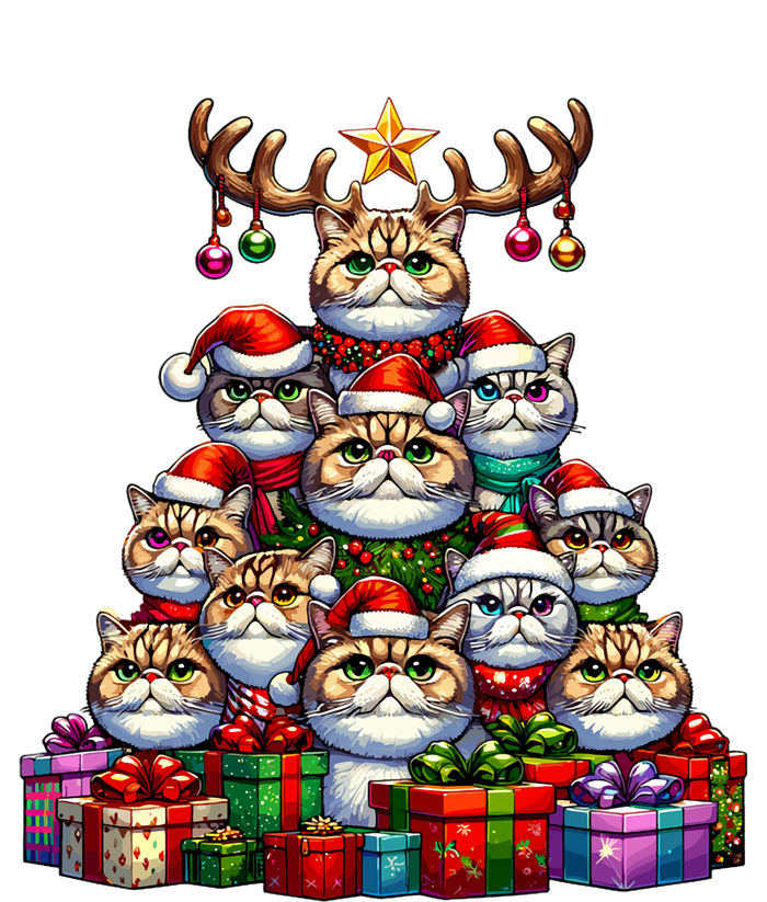 Christmas Tree Exotic Shorthair Shorthaired Persian T-Shirt