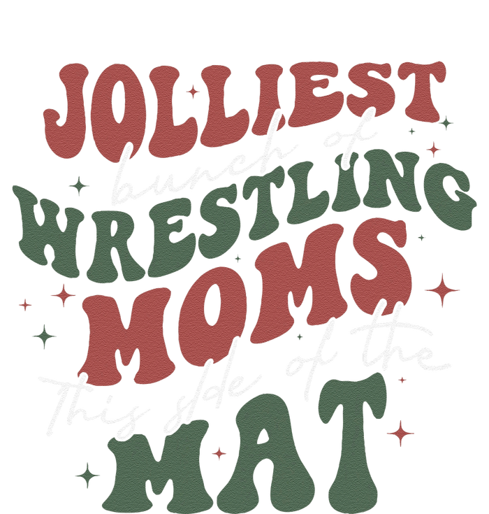 Jolliest Bunch Of Wrestling Moms This Side Of The Mat Xmas Button