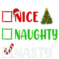 Nice Naughty Nasty Christmas List Holiday Xmas 2024 Mousepad