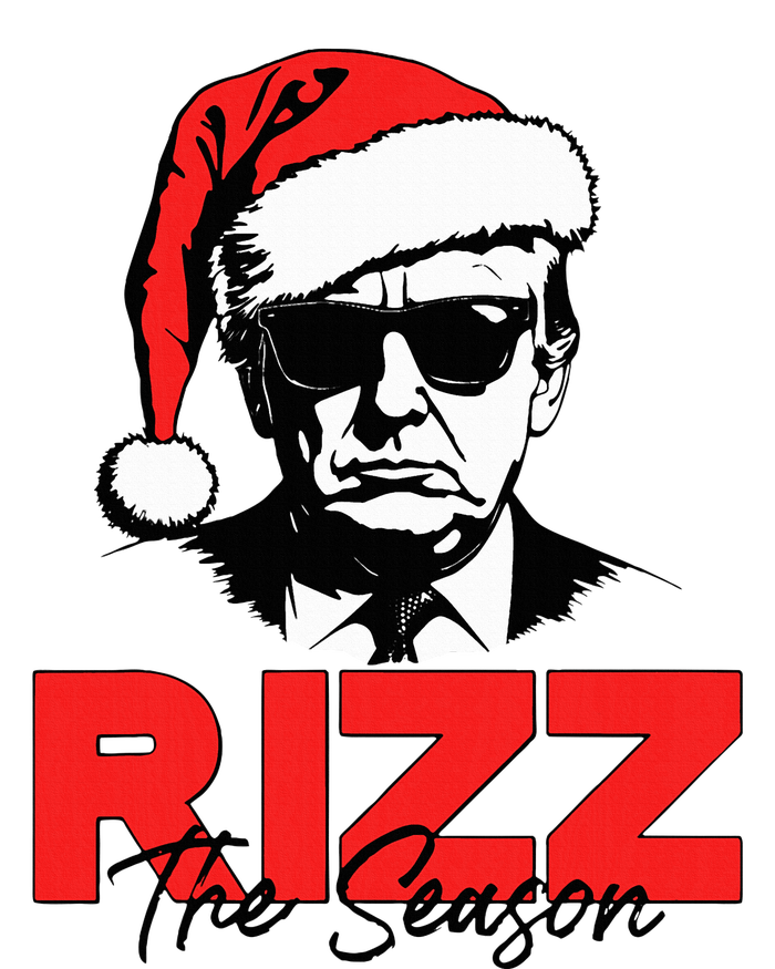 Rizz The Season Christmas Humorous Trump 2024 Santa Rizzler Sustainable Bucket Hat