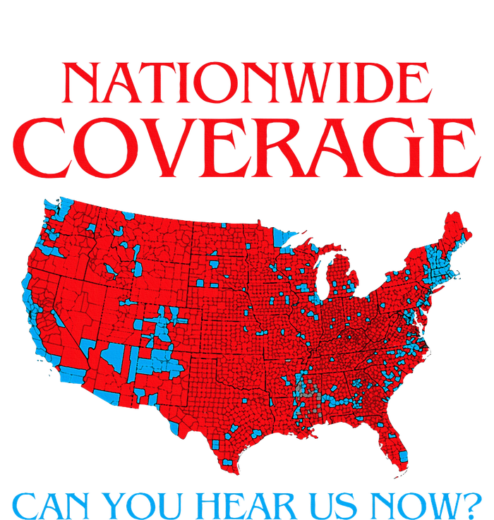 Trump 2024 Nationwide Coverage Can You Hear Us Now Insulated Varsity Jacket