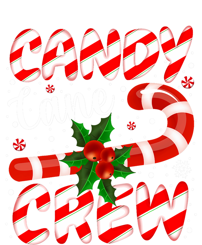 Candy Cane Crew Christmas Family Matching Xmas Pajamas Full Zip Hoodie