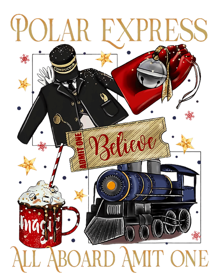 Christmas Train Christmas Believe Xmas Santa T-Shirt