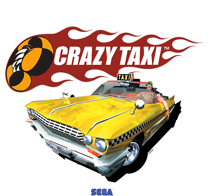 Crazy Taxi Sega Dreamcast Video Game Aluminum Water Bottle