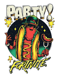 Party! Cool Swag Hot Dog Retro Big Chest Poster Toddler Fine Jersey T-Shirt