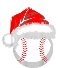 Funny Santa Hat Xmas Sport Lover Christmas Baseball Player 7-Panel Snapback Hat