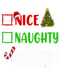 Nice Naughty An Attempt Was Made Christmas List Holiday Xmas T-Shirt