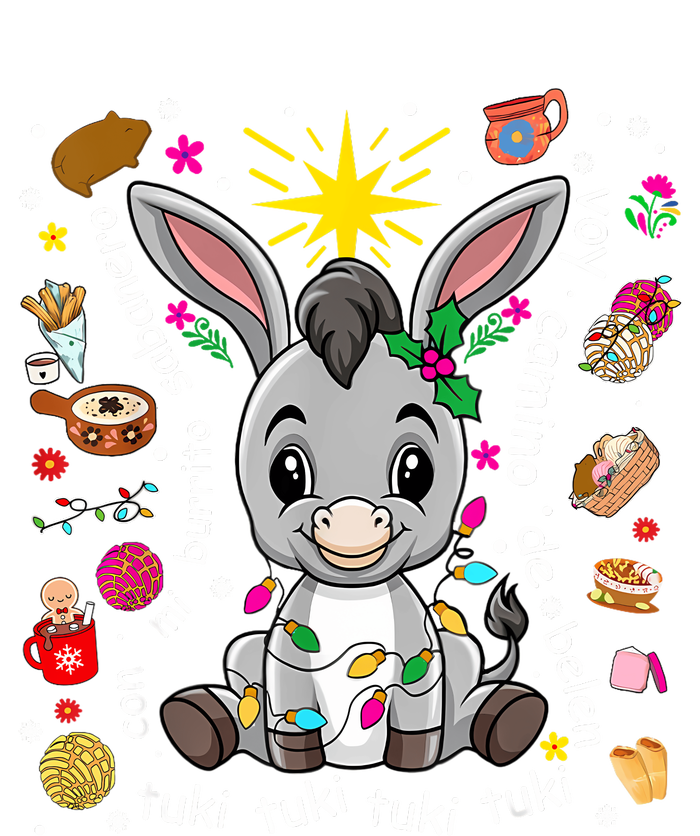 Mi Burrito Sabanero Mexican Christmas Donkey Spanish Xmas T-Shirt