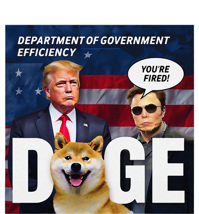 Doge Department Of Government Efficiency YouRe Fired Trump Long Sleeve Shirt