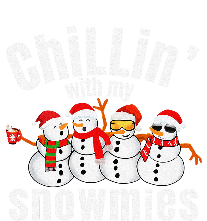 Chillin With My Snowmies Ugly Christmas Sweater Snowman T-Shirt