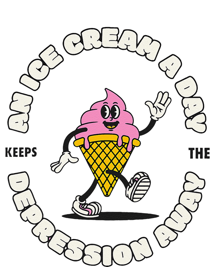 Ice Cream Keeps The Depression Away Ice Cream Lovers T-Shirt