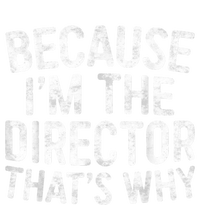 Because Im The Director Thats Why Funny Softstyle Adult Sport Polo