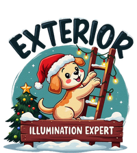 Exterior Illumination Expert Cute Puppy Dog Christmas Lights T-Shirt