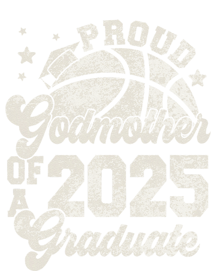 Godmother Of A 2025 Graduate Senior Graduation Basketball T-Shirt