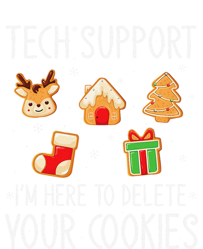 Christmas Tech Support Here To Delete Cookies Xmas Button