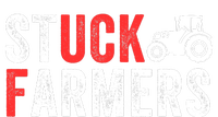 Stuck Farmer Funny Uk Political Slogan Parody Sarcastic Humor Funny Stuck Farmer Premium T-Shirt