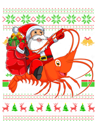 Ugly Xmas Funny Santa Riding Shrimp Fish Christmas Gift T-Shirt