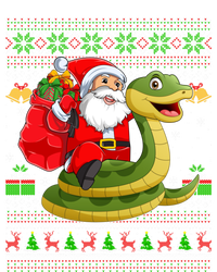 Ugly Xmas Funny Santa Riding Snake Christmas Gift Full-Length Apron With Pockets