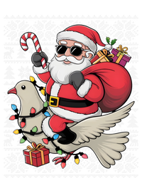 Ugly Xmas Style Santa Riding Dove Bird Christmas Gift Coaster