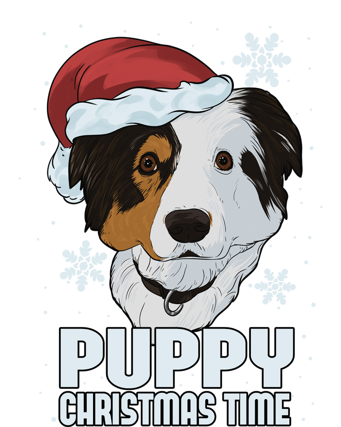 Puppy Christmas Time Tie-Dye T-Shirt