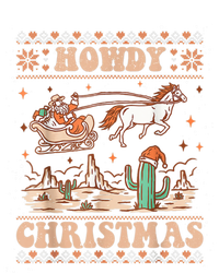 Ugly Cowboy Santa Riding Horse Howdy Christmas Tall Hoodie