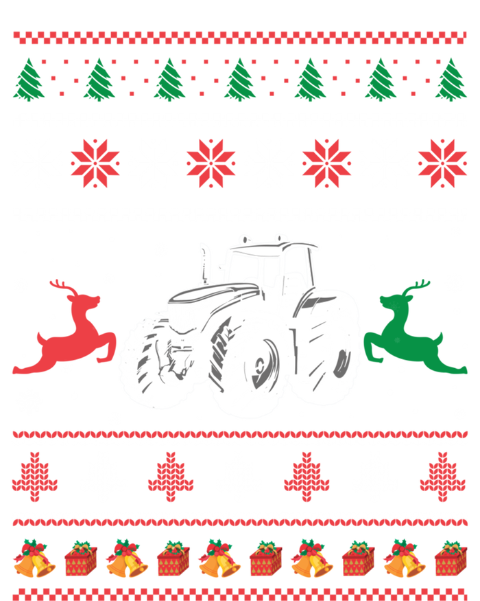 Tractor Farming Holiday Clothes Funny Farmer Ugly Christmas Great Gift Ladies Essential Flowy Tank