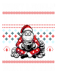 Funny Ugly Christmas Design Most Likely To Drink Santas Nog T-Shirt