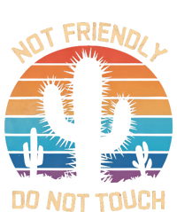 Funny Cactus Not Friendly Do Not Touch Vintage Prickly T-Shirt