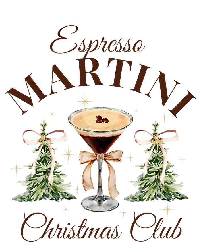 Espresso Martini Christmas Club Coquette Bow Xmas Pajamas Sweatshirt