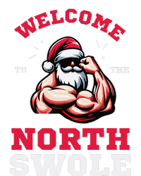 Funny Christmas Weightlifting Workout North Swole T-Shirt