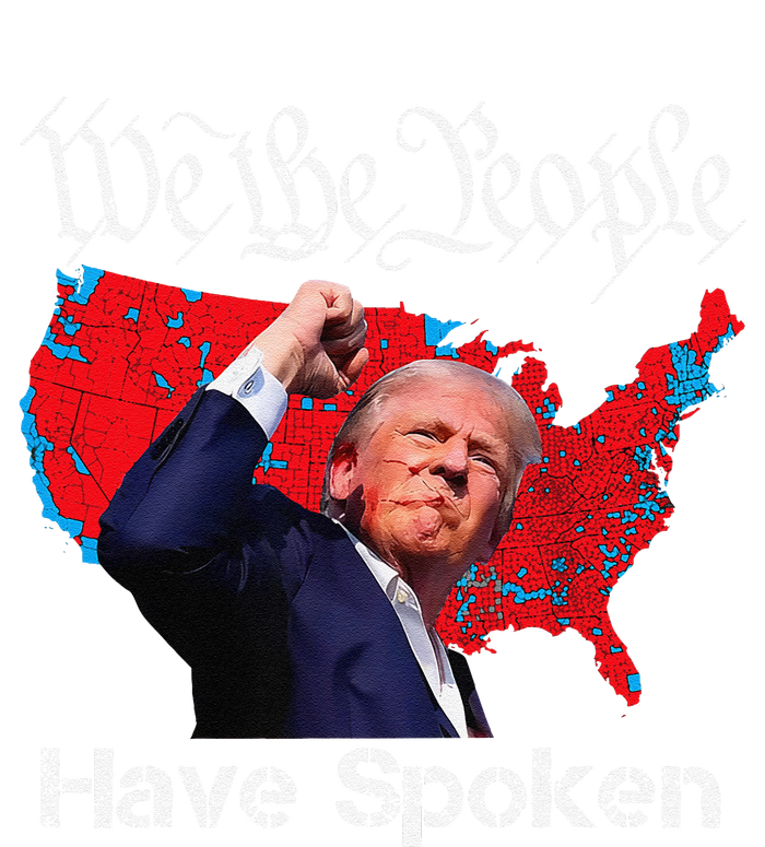 Trump Fight 2024 We The People Have Spoken Election Map T-Shirt