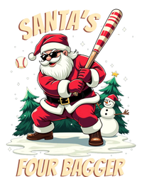 SantaS Four Bagger Baseball Player Christmas Santa Claus Gift T-Shirt