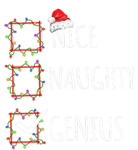 Nice Naughty Genius Christmas List Santa Claus Funny Xmas Daily Commute Backpack