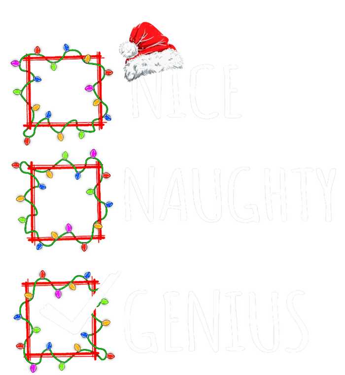 Nice Naughty Genius Christmas List Santa Claus Funny Xmas Daily Commute Backpack