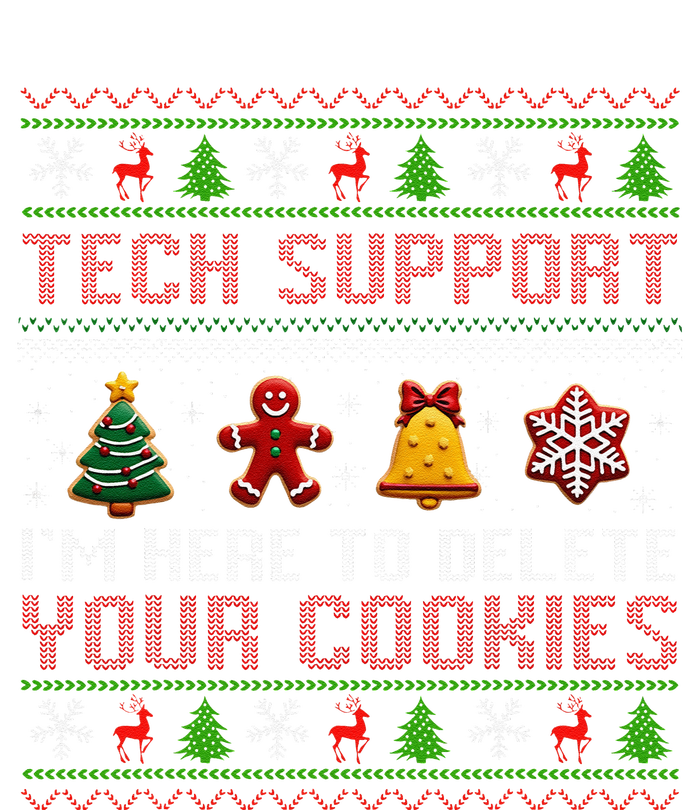 Christmas Tech Support Here To Delete Cookies Xmas T-Shirt