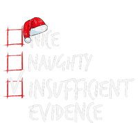 Nice Naughty Insufficient Evidence Christmas List Santa Xmas T-Shirt