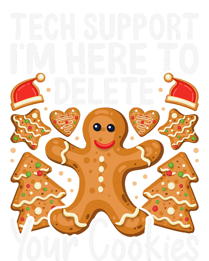 Christmas Tech Support Here To Delete Cookies Xmas T-Shirt