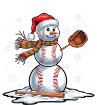 Baseball Snowman Baseball Player Santa Hat Christmas Funny Ladies Essential Tank