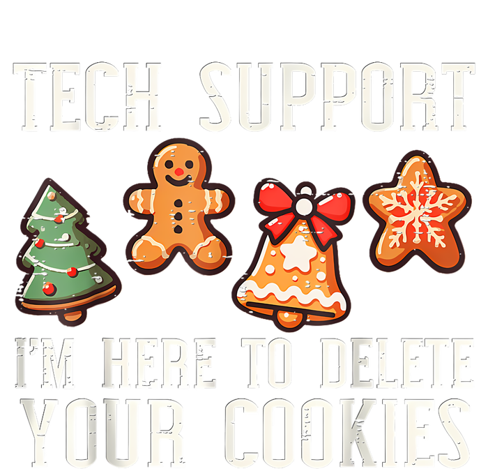 Funny Christmas Tech Support Here To Delete Cookies T-Shirt