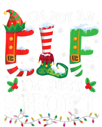 Funny Christmas Family Pajamas IM Not An Elf IM Just Short T-Shirt