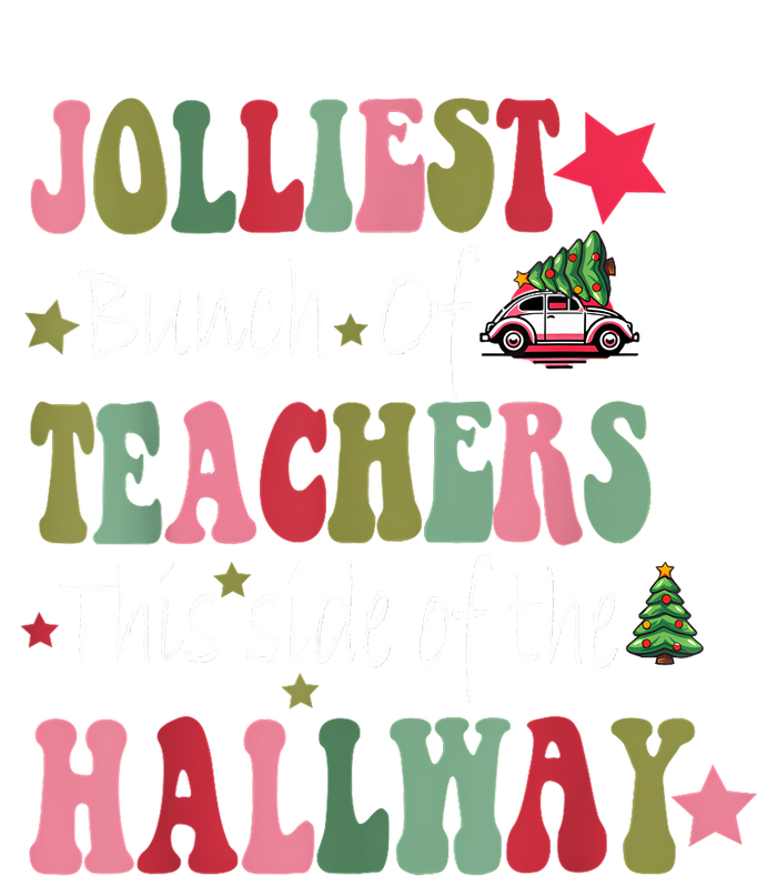 Jolliest Bunch Of Teachers This Side Of The Hallway Pom Pom 12in Knit Beanie