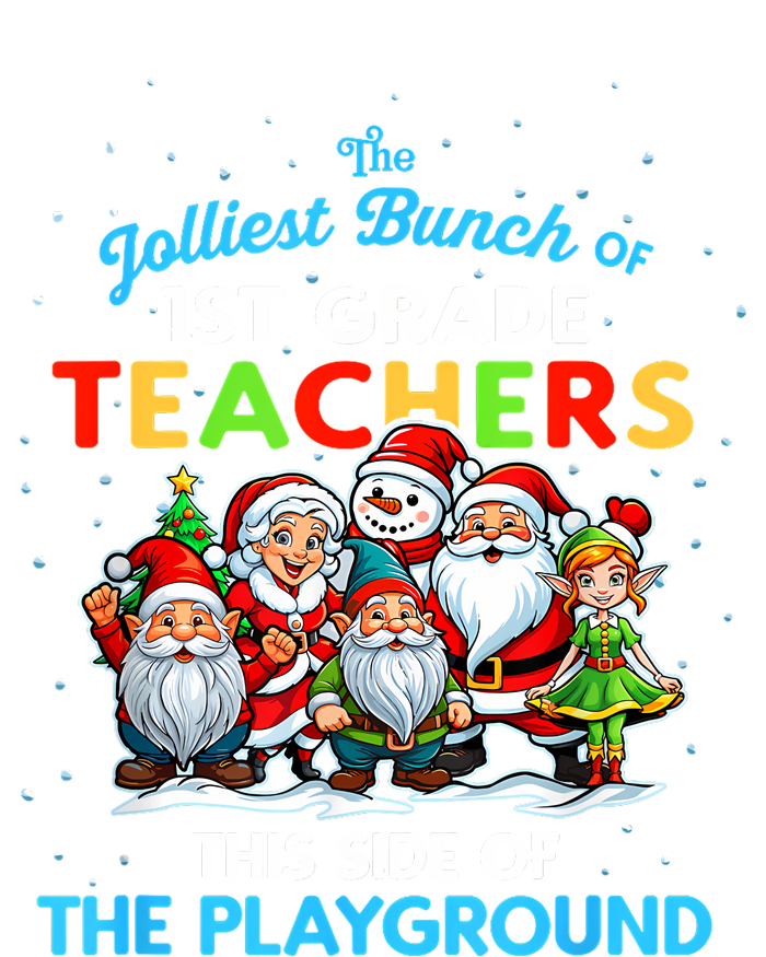 Jolliest Bunch Of 1st Grade Teachers This Side Of Playground Tie-Dye Long Sleeve Shirt