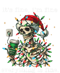 ItS Fine IM Fine Everything Is Fine Christmas Skeleton Tall Long Sleeve T-Shirt