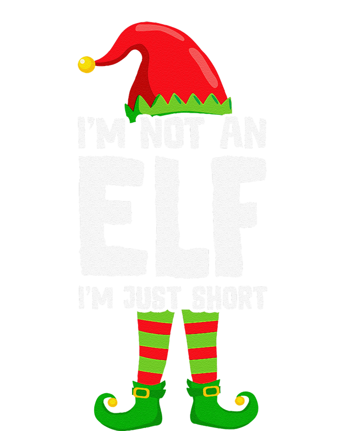 IM Not An Elf IM Just Short Merry Christmas Elf Xmas Funny Yupoong Adult 5-Panel Trucker Hat