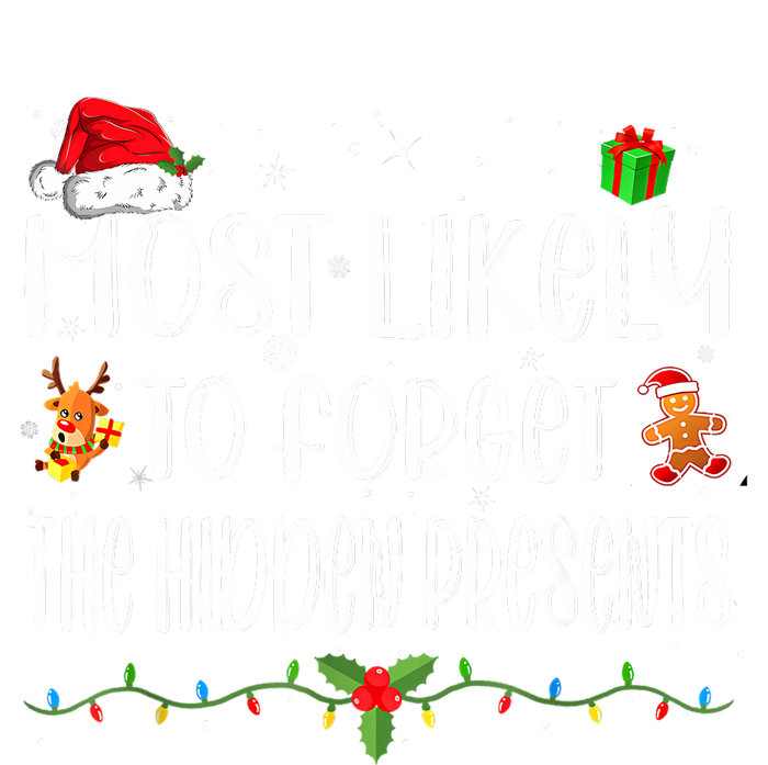 Most Likely To Forget The Hidden Presents Christmas Pajamas Women's Strappy Tank