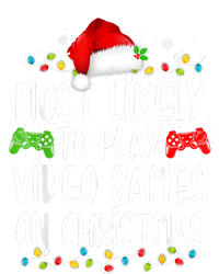 Most Likely To Play Video Games On Christmas Gamer Lovers Mesh Reversible Basketball Jersey Tank