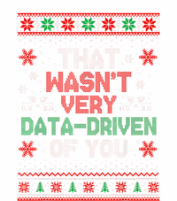 That WasnT Very Data Driven Of You Christmas Xmas Pajamas Full Zip Hoodie