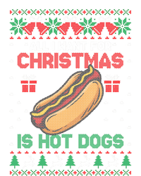 Ugly Sweater All I Want For Christmas Is Hot Dogs Holiday Sweatshirt Premium T-Shirt