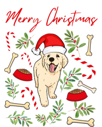 Adorable Sweet Christmas Puppy Labrador With Santa Hat Dog Gift T-Shirt